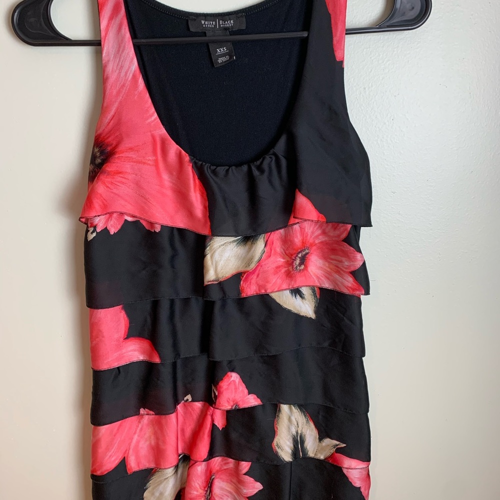 Floral WHBM ruffle top